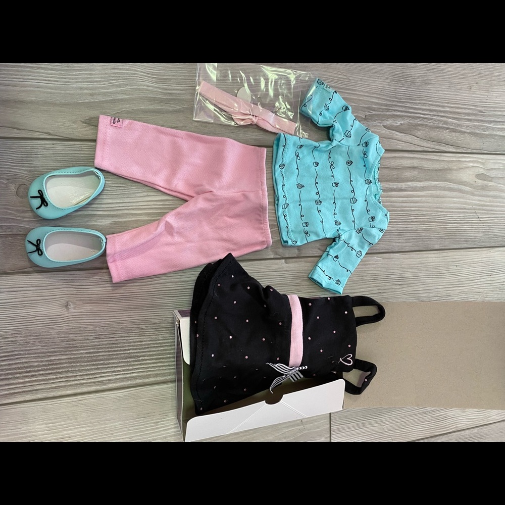 American girl doll complete bakers outfit